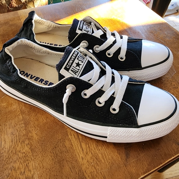 Converse All Star slip on shorline sneakers size 9 - Picture 2 of 9